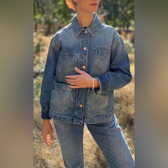 Doen Jackets & Blazers - Doen denim jacket size L NWOT